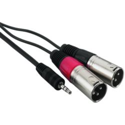 Monacor MCA-329P kabel audio 2xXLRm-jack 3,5